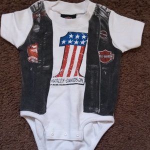 Harley Davidson onesie